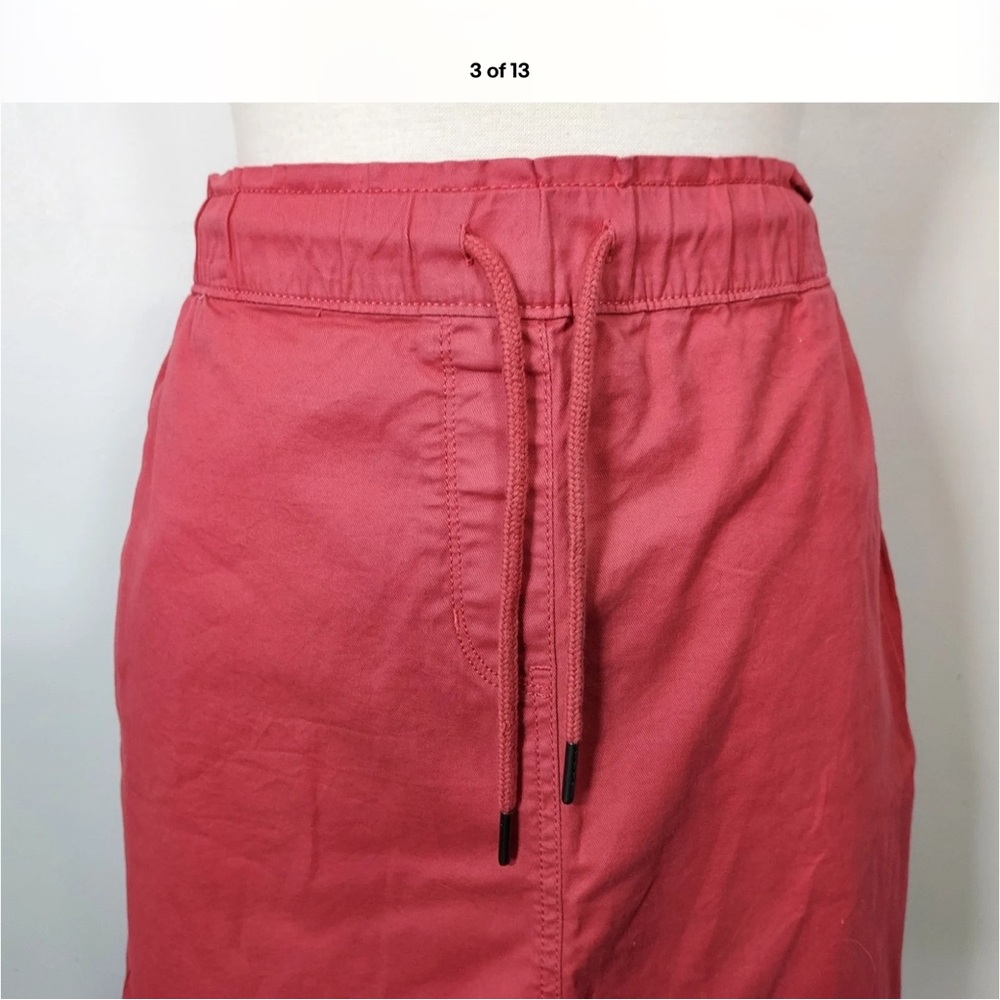 Croft & Barrow Salmon Drawstring Women's Skirt XL - Picture 2 of 4